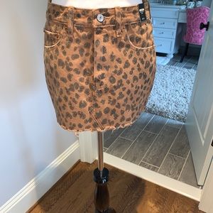 A&F Cheetah Skirt